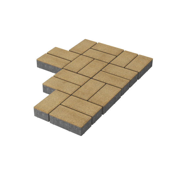 Брусчатка Stellard 200х100х40 мм Желтый