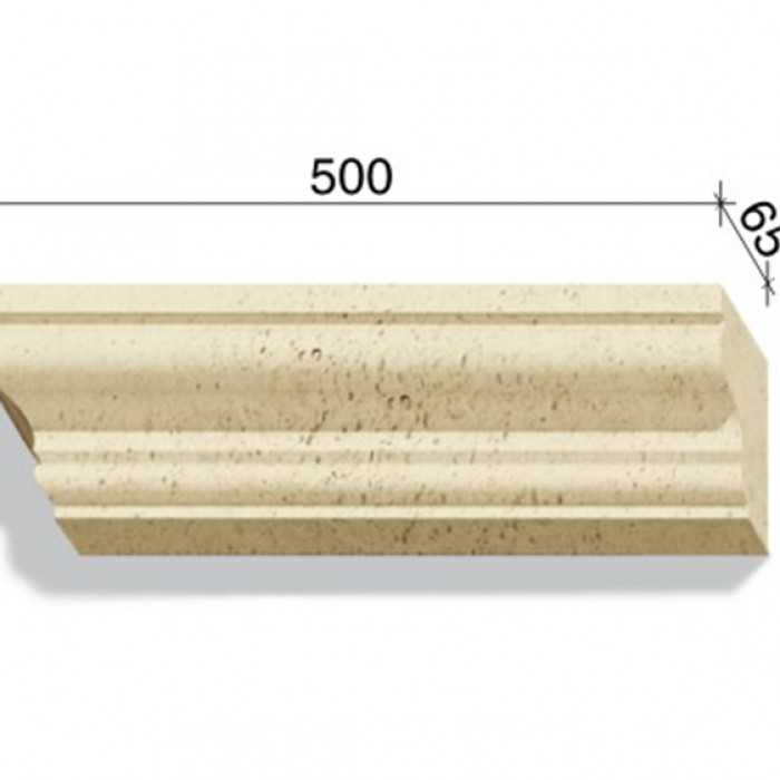 Угловой элемент для наличников и карнизов White Hills Тиволи 726-21, 500*65*130